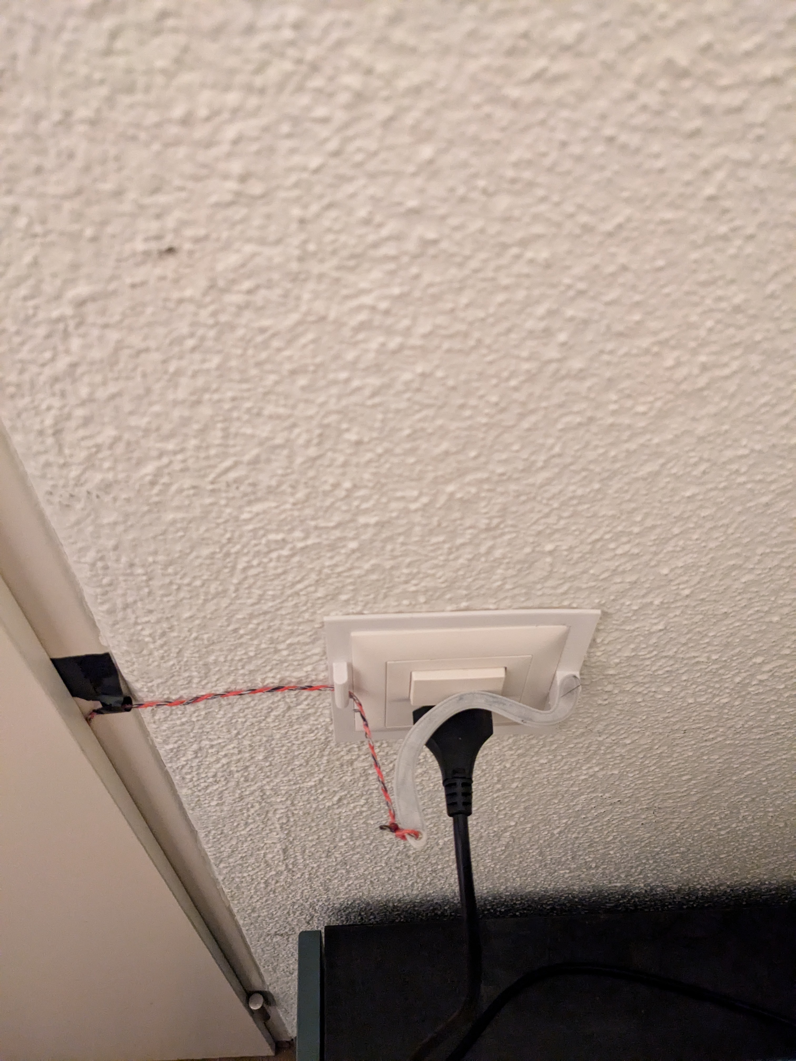 Relay Lever for Light Switch Behind a Door