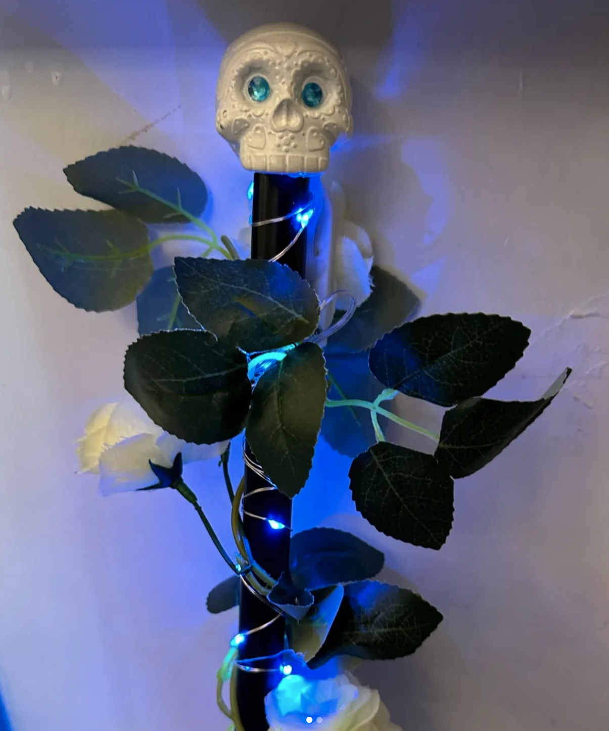 La Catrina Calavera Cane/Staff