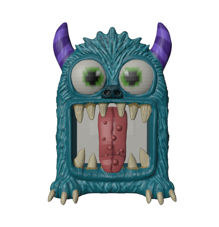 Monster Tongue Light Switch Cover – Fits Most Switches with Simple Scaling
