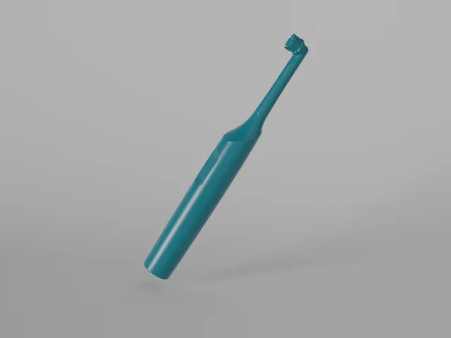 Jordan Electric Toothbrush 3D Scan Mockup