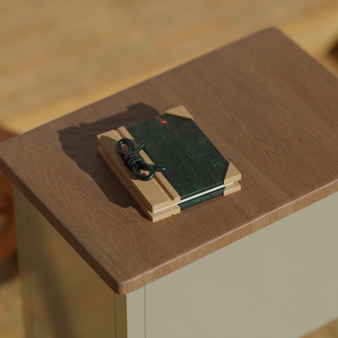Miniature Japanese Attendance Record Book – Classroom Diorama STL