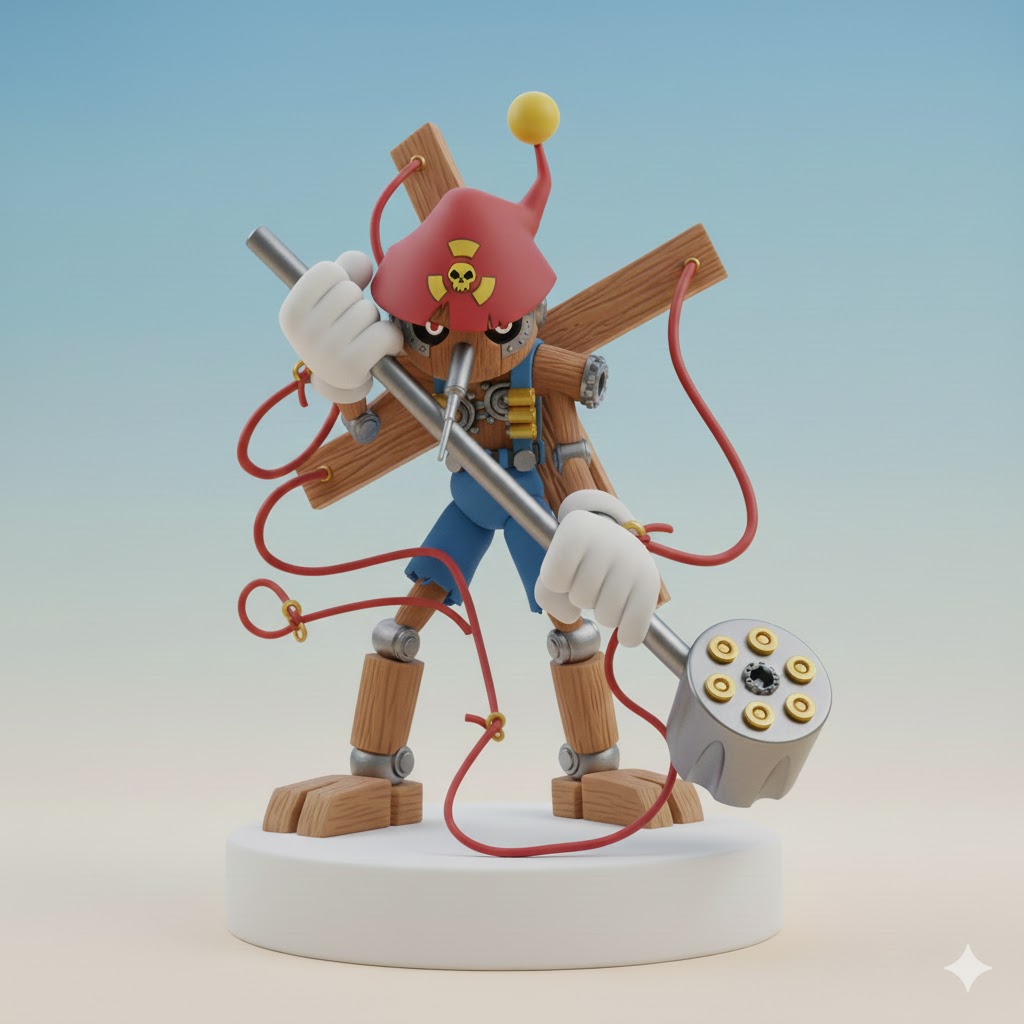 Pinochimon Digimon Creature Model