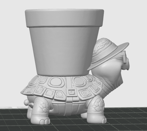 Miniatura 8 do modelo 3D Epic Turtle Planter