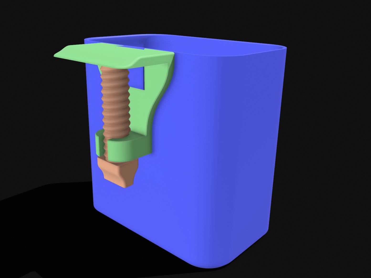 Miniatura 7 do modelo 3D Desk Trash Bin