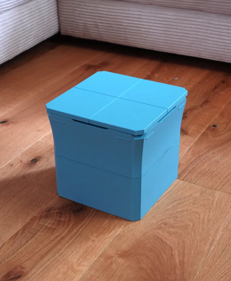 Stool is the box by Gazzaladra | Download free STL model
