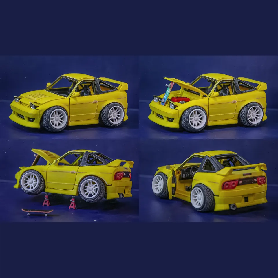 Nissan 180sx Tooned (1/18 Scale) by Michael Doe | Download free