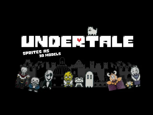 MMU3 Undertale sprites  (accurate proportions)