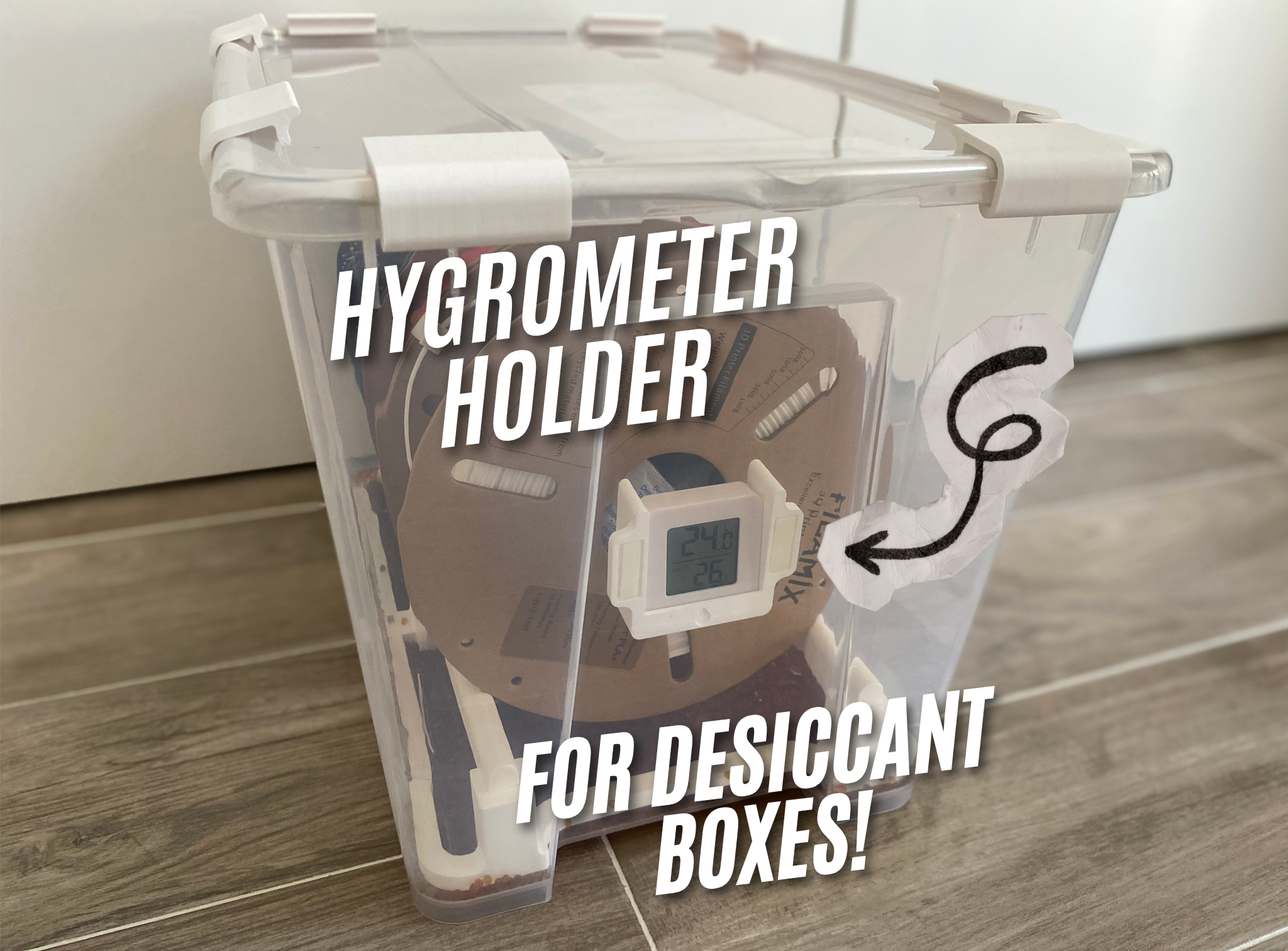Hygrometer Holder 3D model