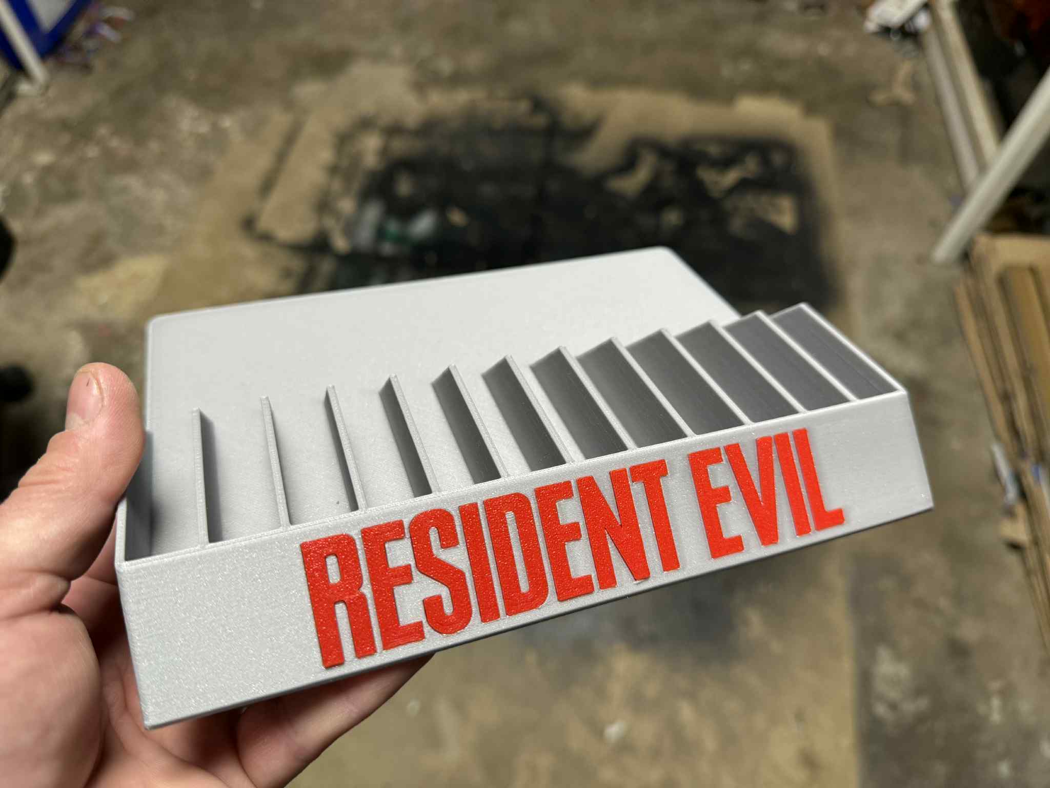 Stand for 12 Resident Evil games ps5, ps4, ps3