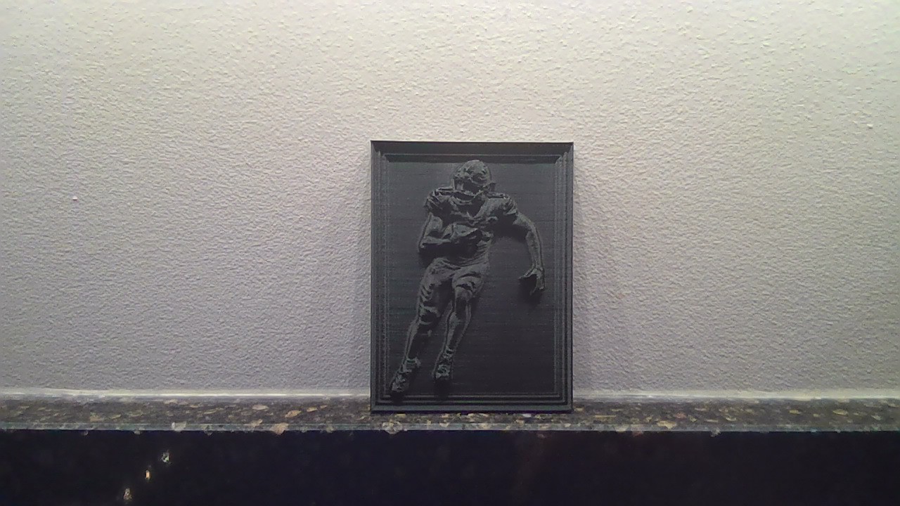 Jaylen Warren relief 3D model