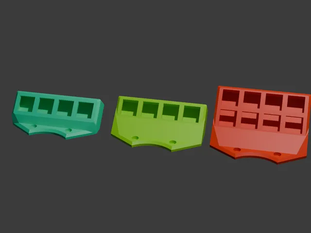 TT SpaceMouse V2 - mounting for 4/8 MX Switch adapter [45 degree angle]