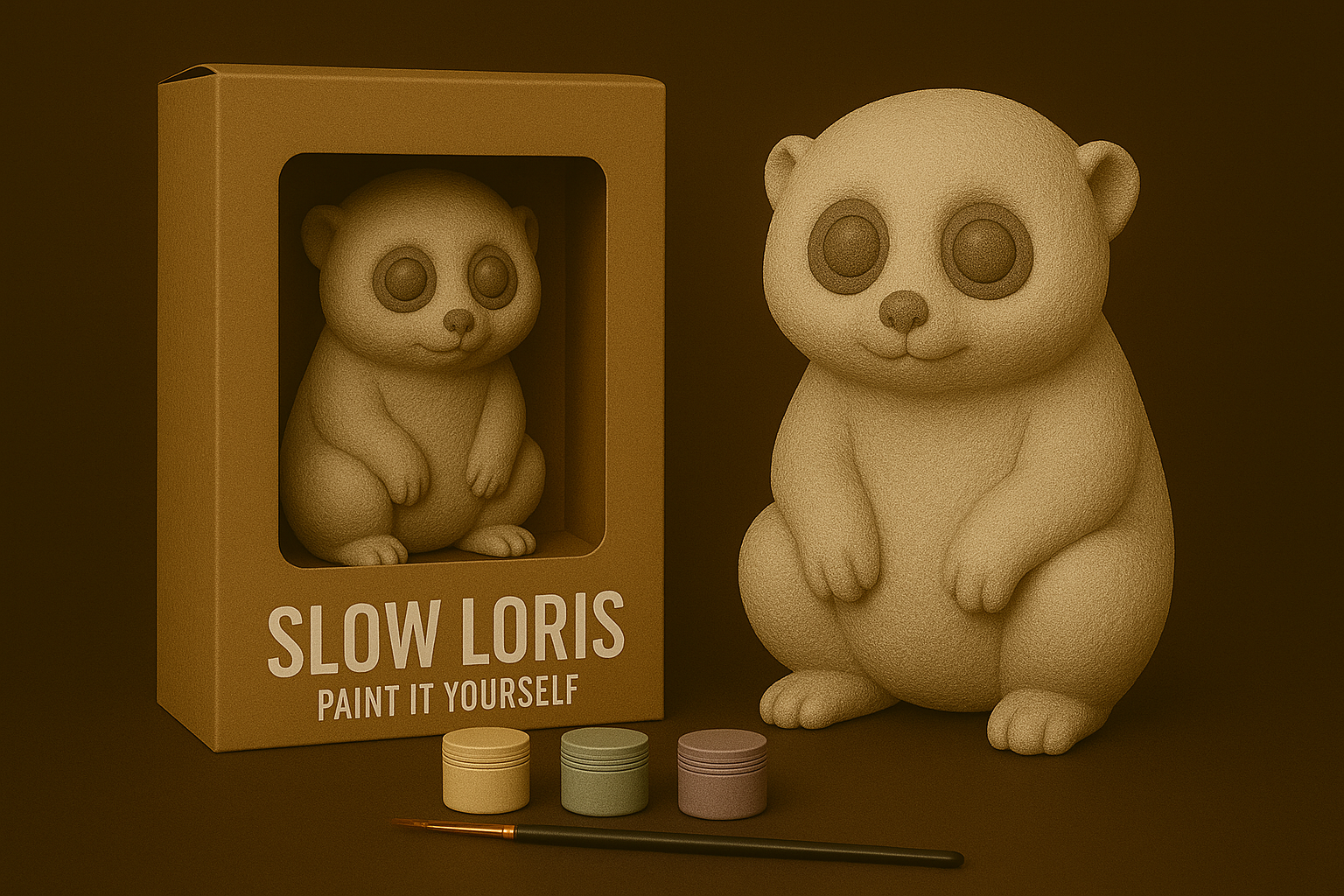 Slow Loris – Paint-It-Yourself