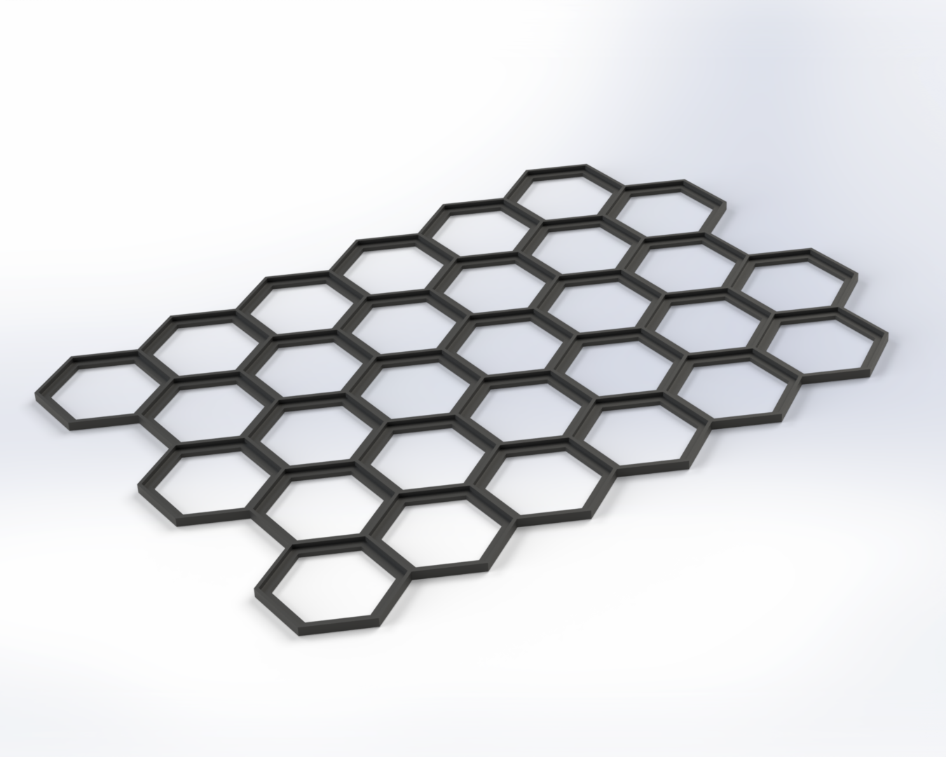 Modular DND 6x5 Hex Grid