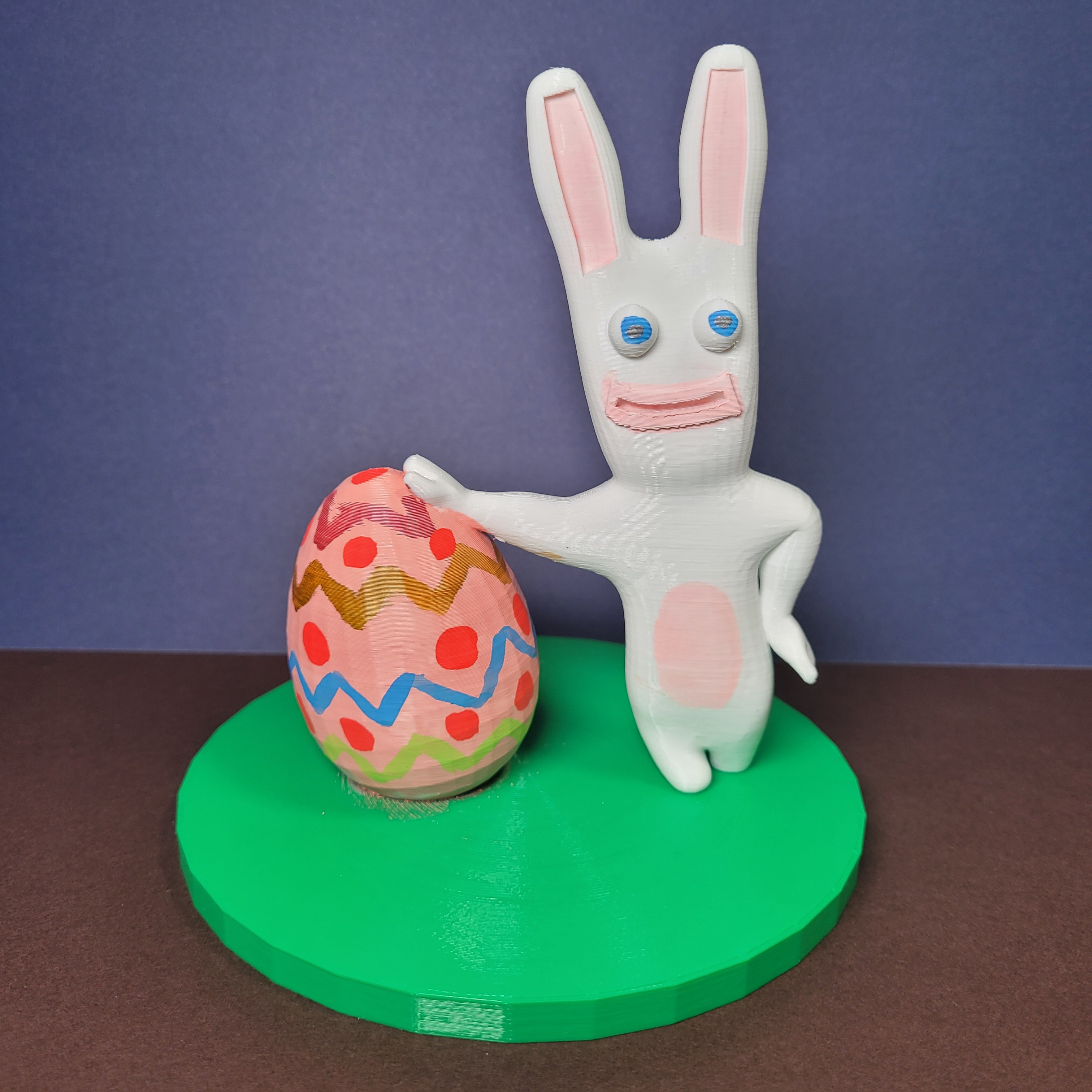 Easter Rabbit with Egg 3D model