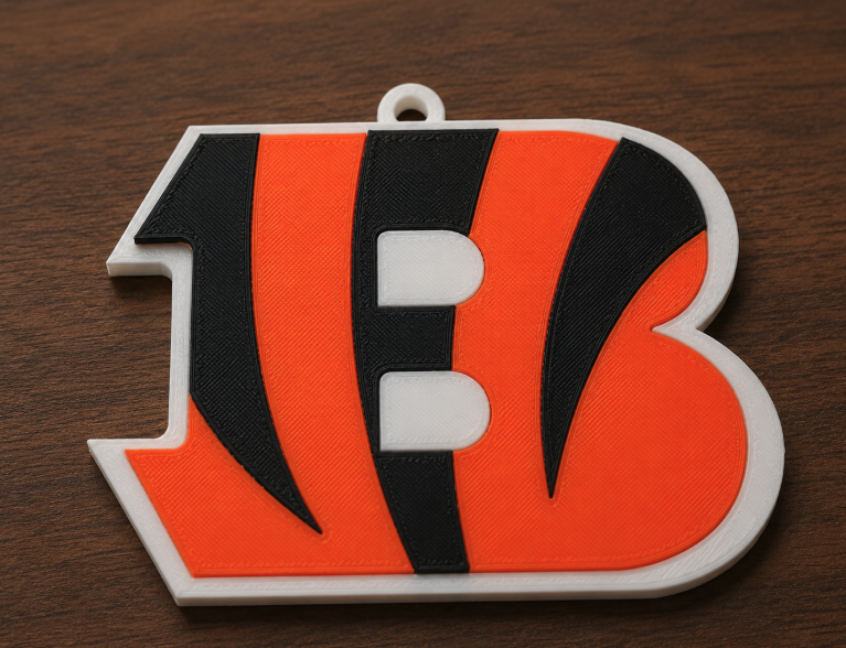 Cincinnati Bengals Oversized Hype Logo for a chain