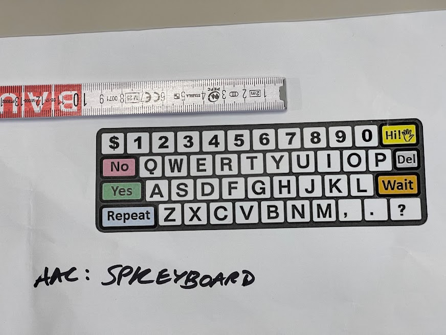 SPKeyboard: Deaf-Blind AAC "Keyboard" with braille - parametric — miniatura 3