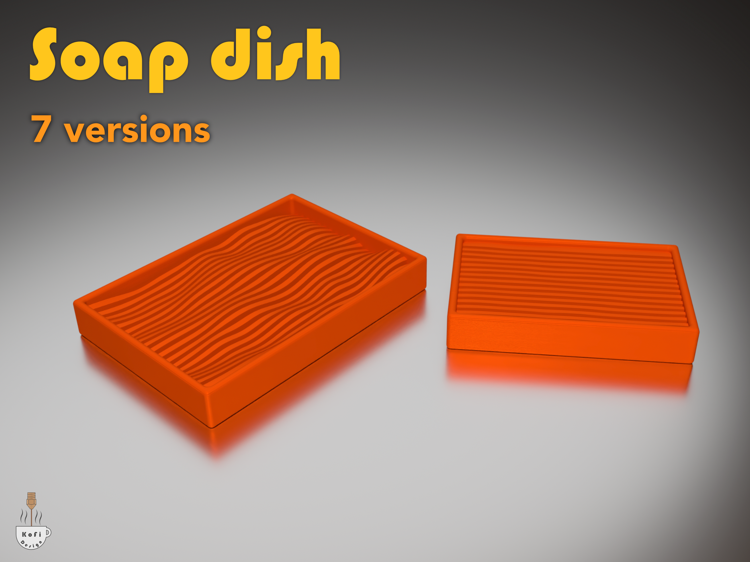 Parametric soap dish