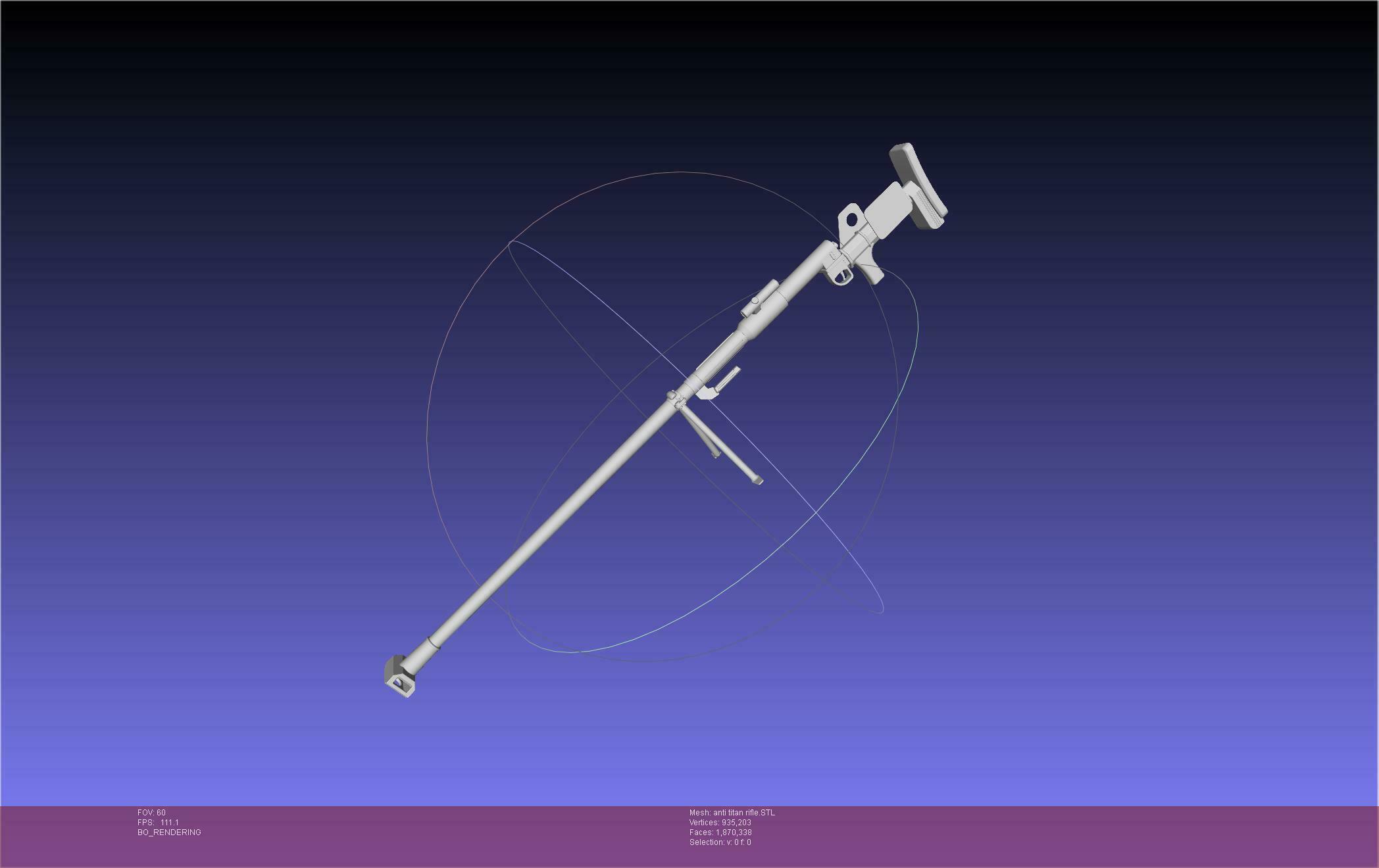 Attack On Titan Anti Titan Rifle Printable Model