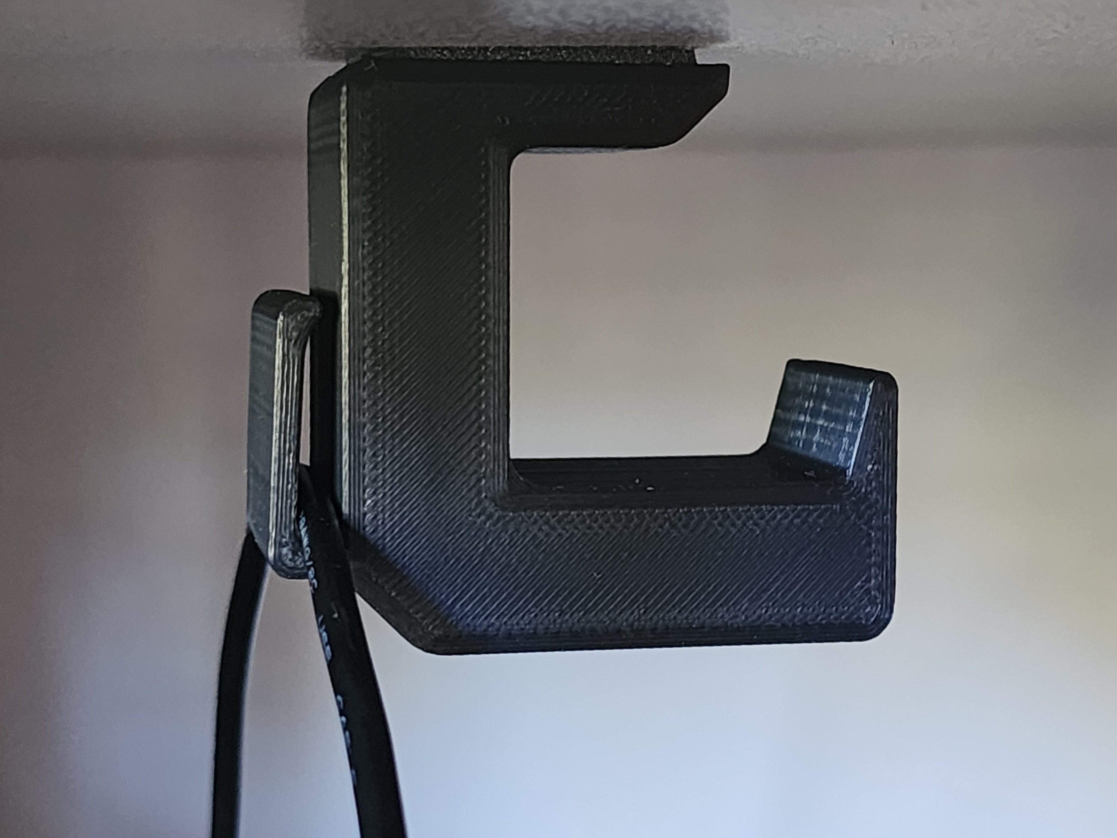 Under Desk Headphones Hanger (adhesive)