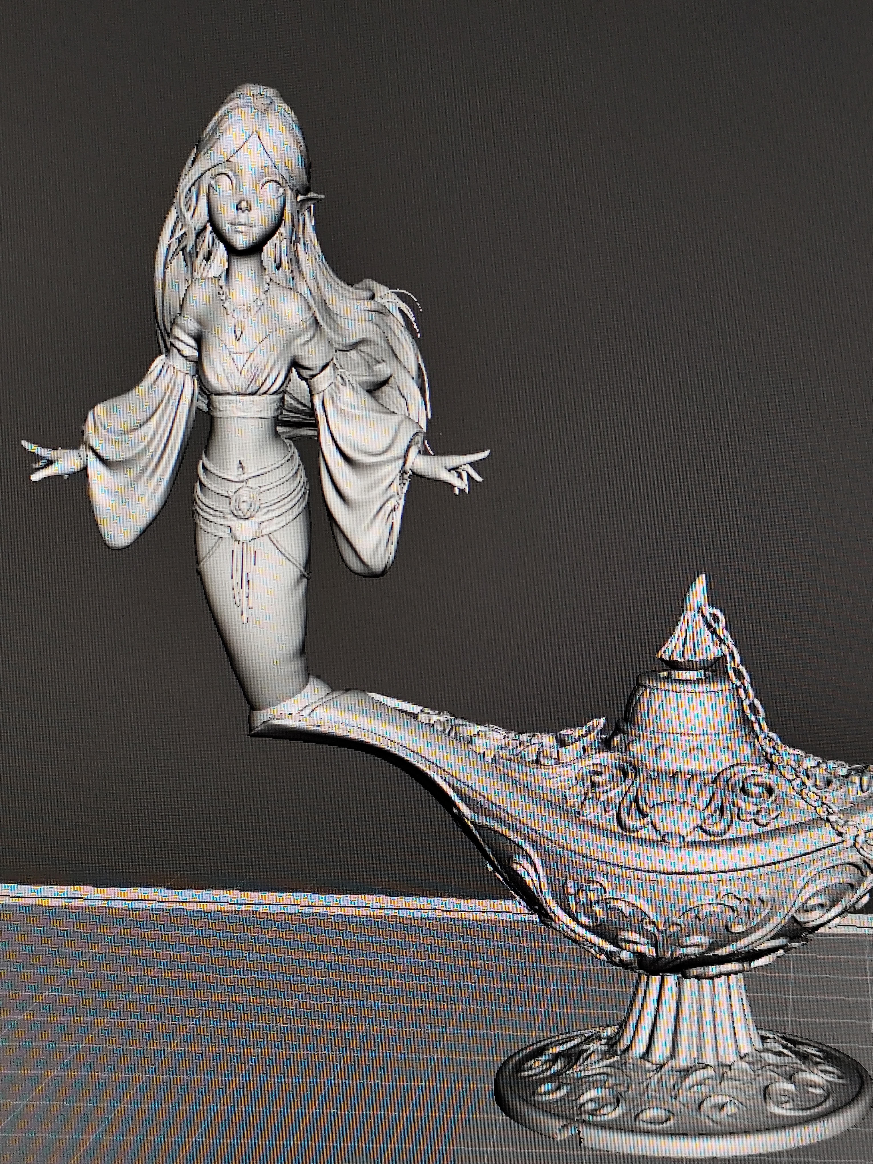 Miniatura 3 do modelo 3D magic lamp