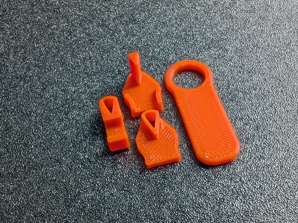 Miniatura 2 do modelo 3D Zipper slider replacement v2 (reverse)
