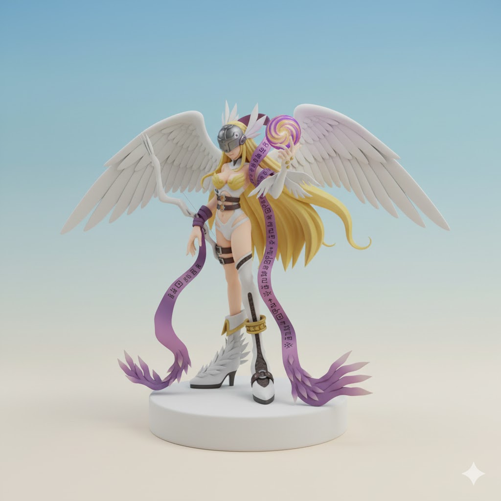 Angewomon Digimon Creature Model