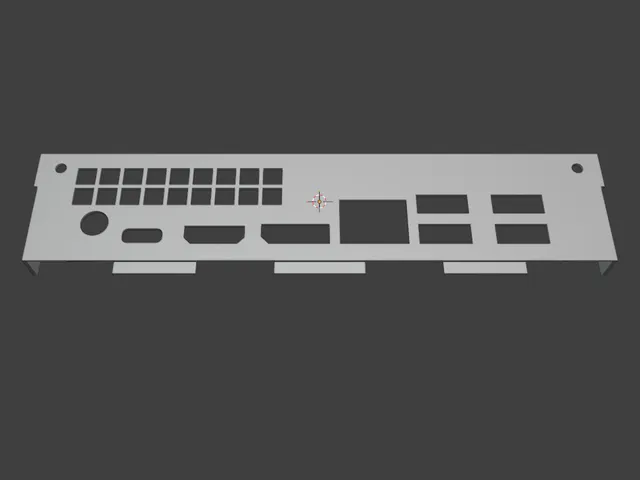 I/O shield/backplate for Fujitsu ESPRIMO G558 USFF MiniPC/Nettop