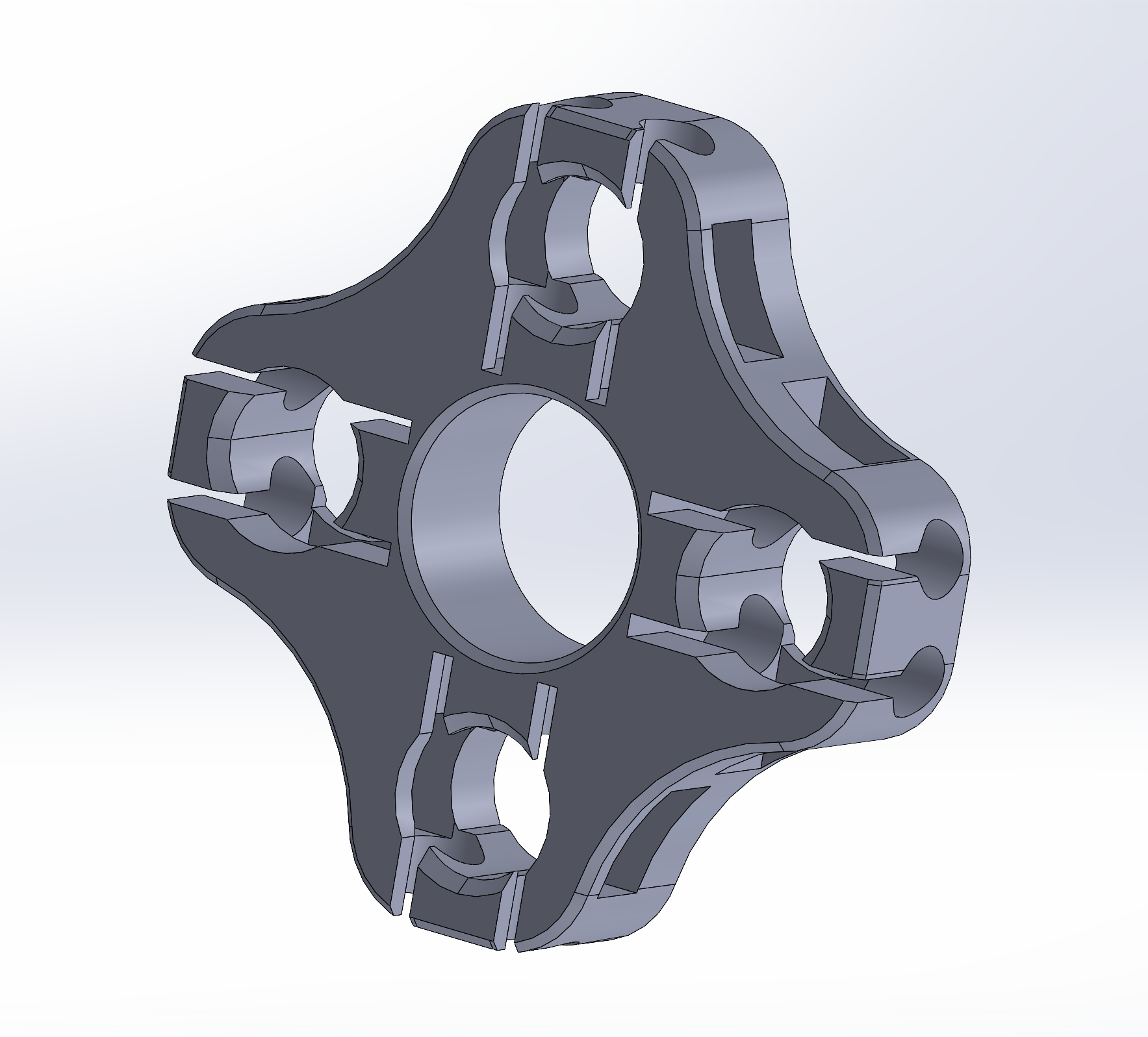 Anti wobble remake for better resin printing (Original: WX - The printable Wobble X)
