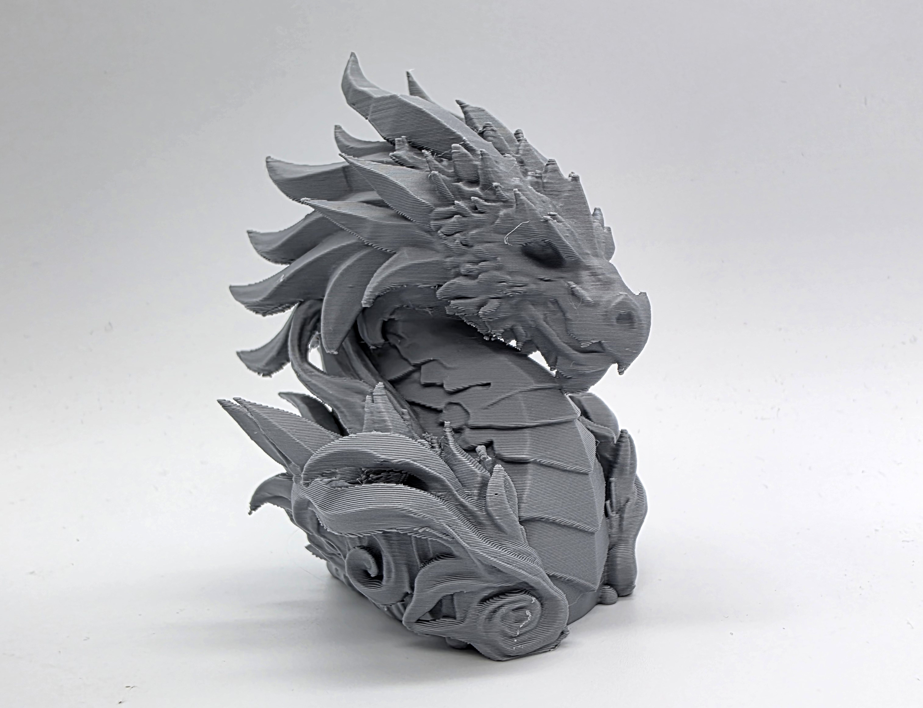 Stone Elder Dragon Bust