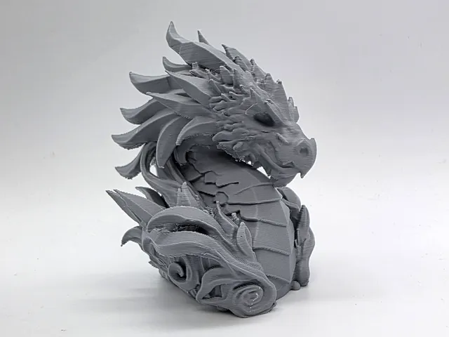 Stone Elder Dragon Bust