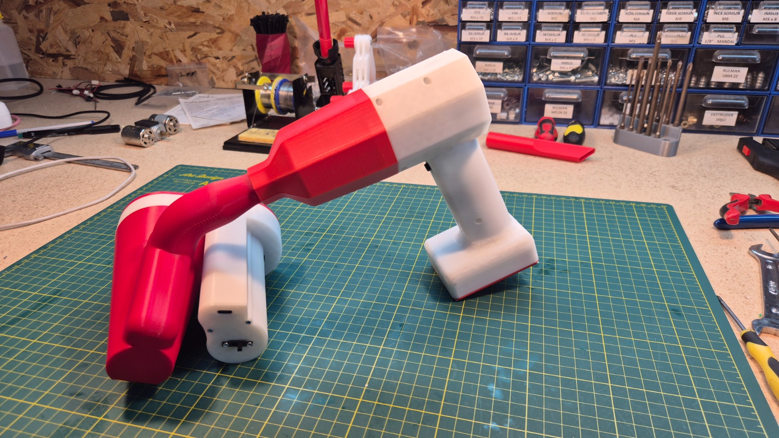 Dyson Tarzı Motorlu Süpürge Başlığı (DIY) / Motorized Vacuum Cleaner Head (Dyson Style) – DIY 3D model