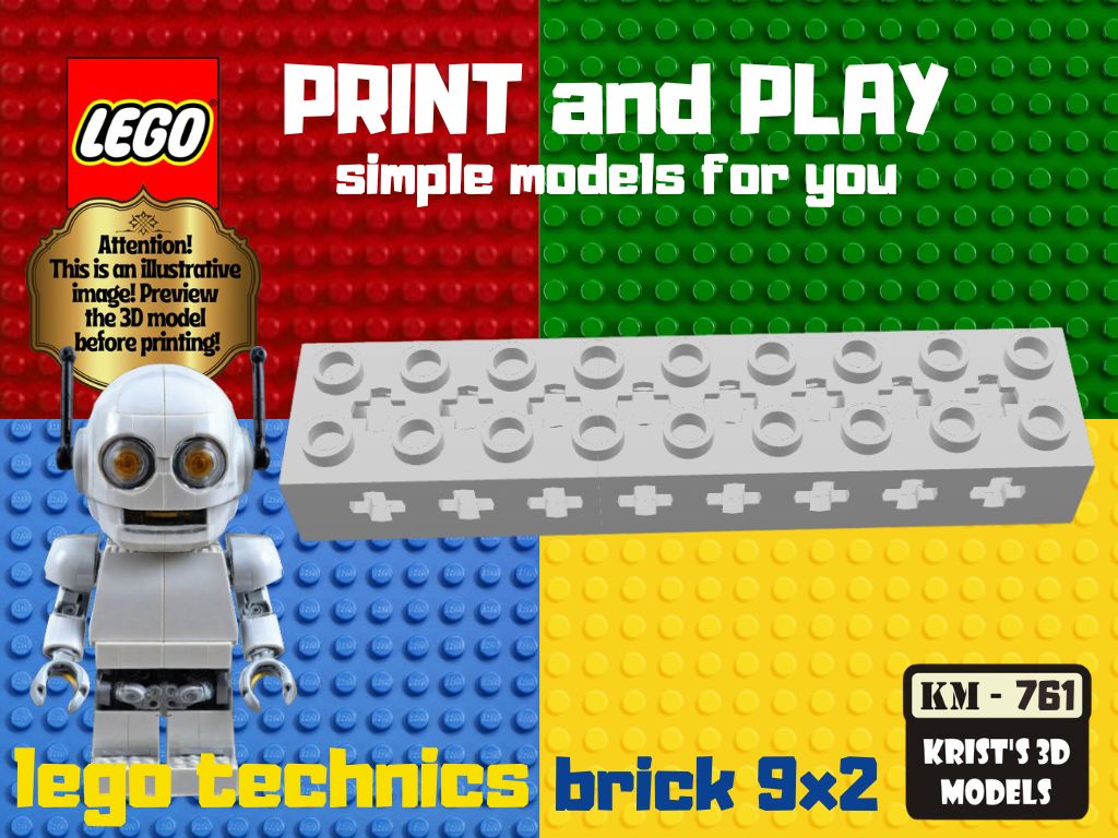 lego technics brick 9x2