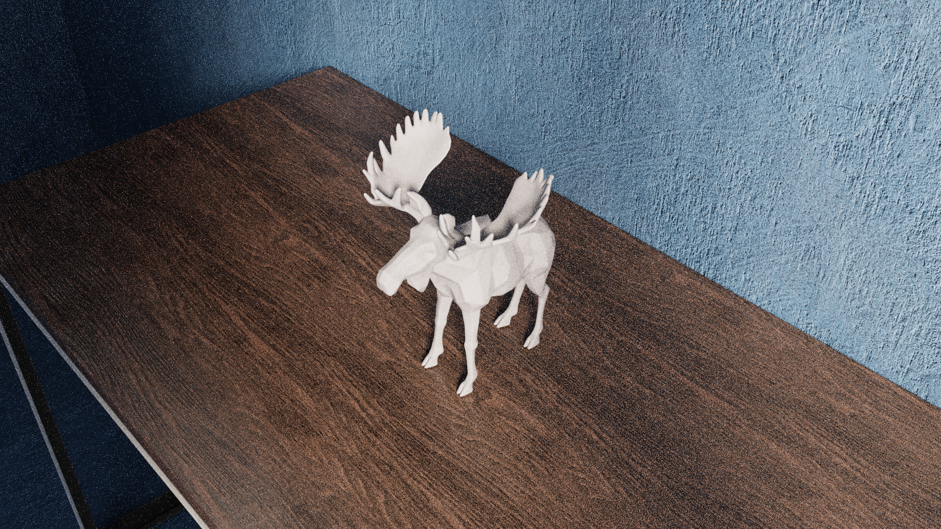 Miniatura 5 do modelo 3D Low Poly Moose