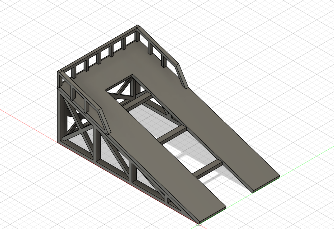 Car ramp for 1/24 and 1/32