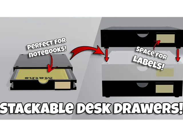 Stackable Desk Drawers
