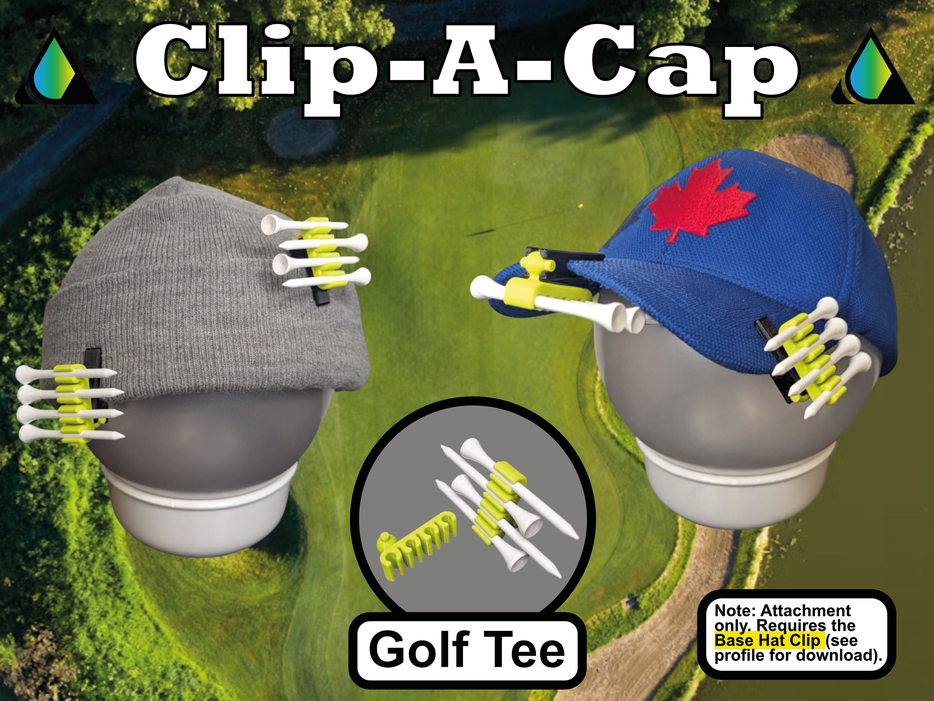 Clip-A-Cap (Golf Tee)