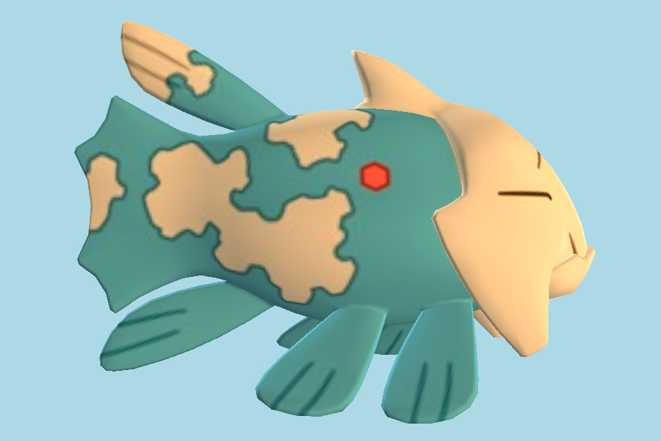 Relicanth 3D Model