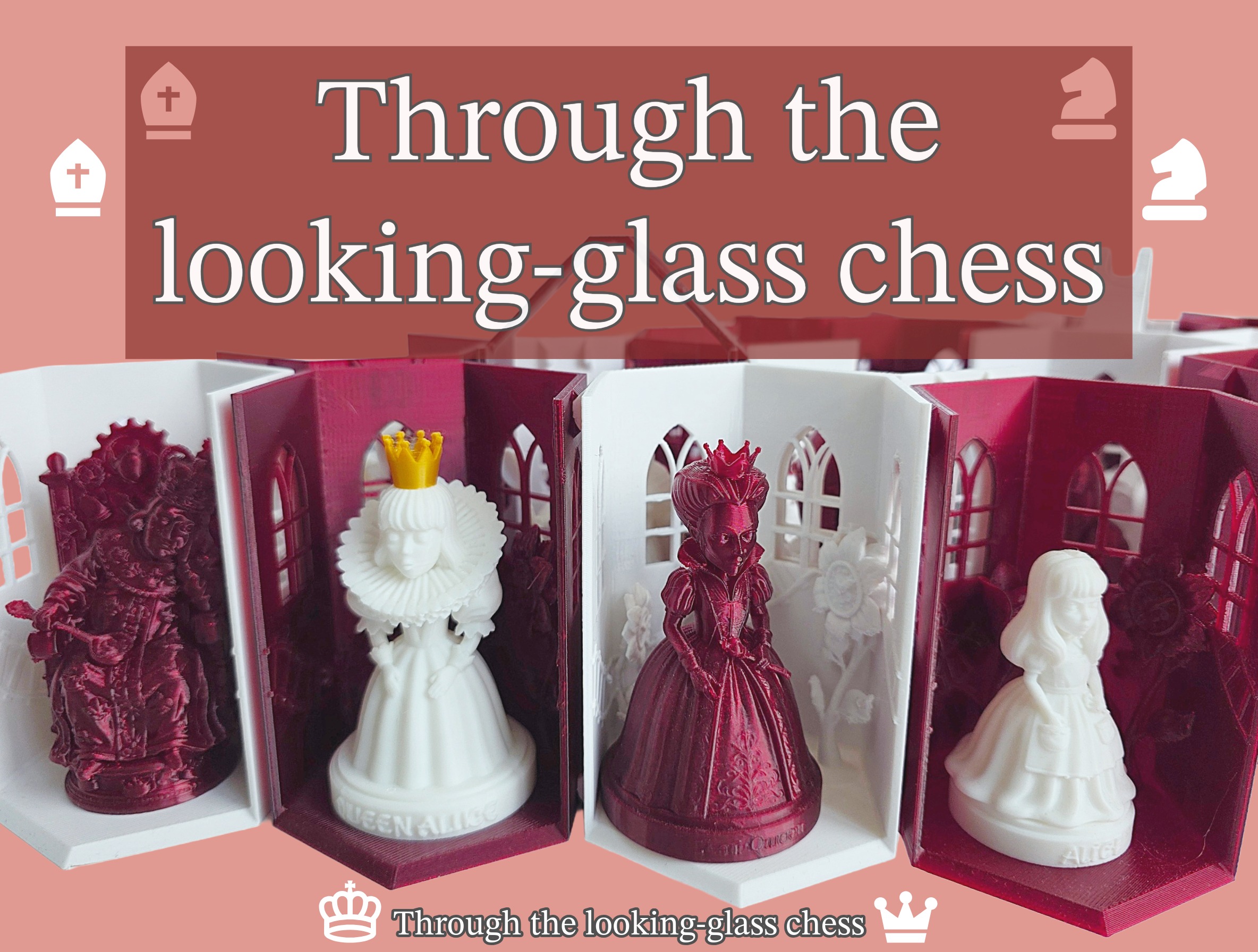 Modular Display Cells | "Through the Looking-Glass" Chess Showcase