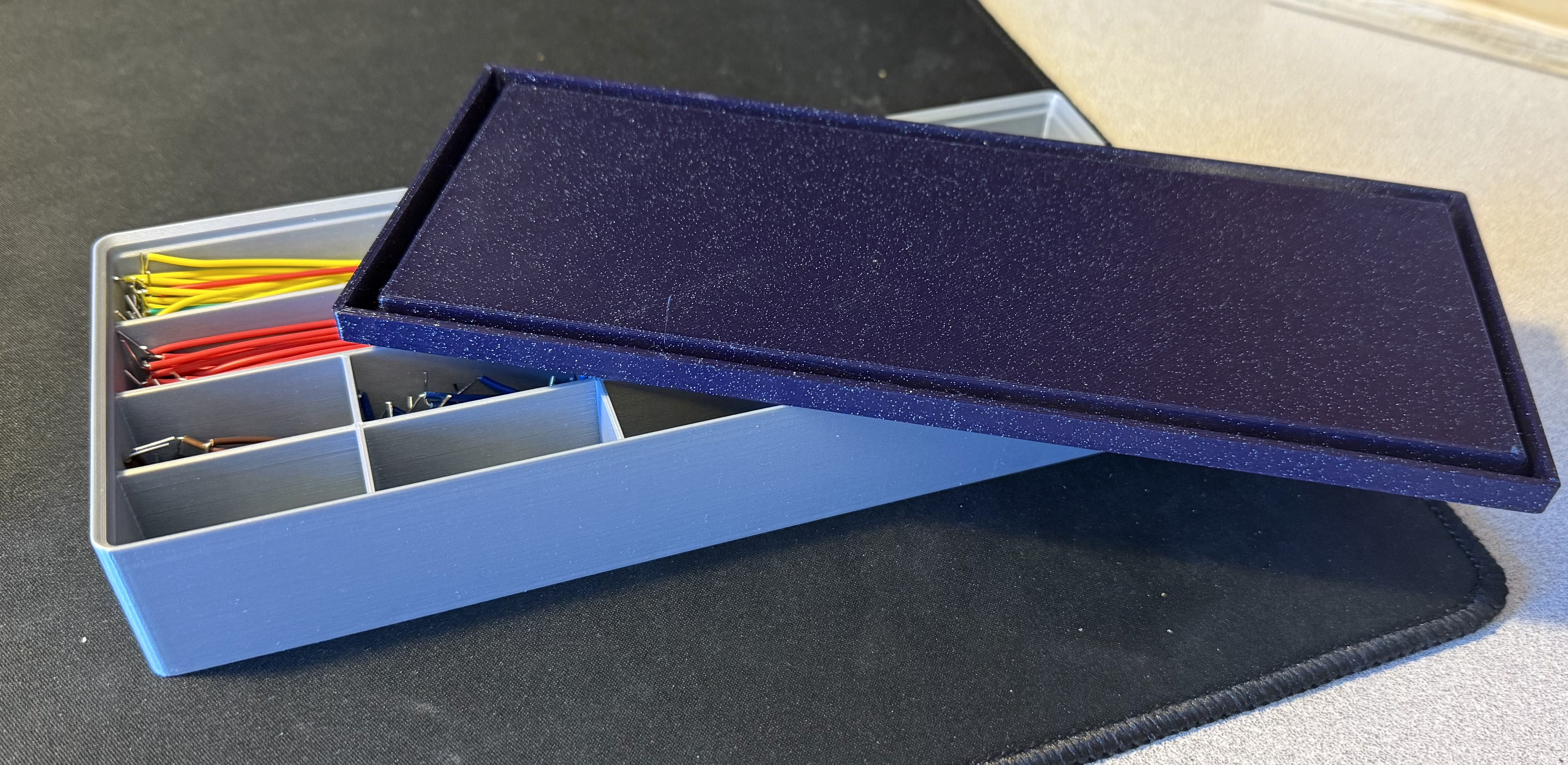 Jumper Wire (Rigid Pre-Bent) Organizer with Lid