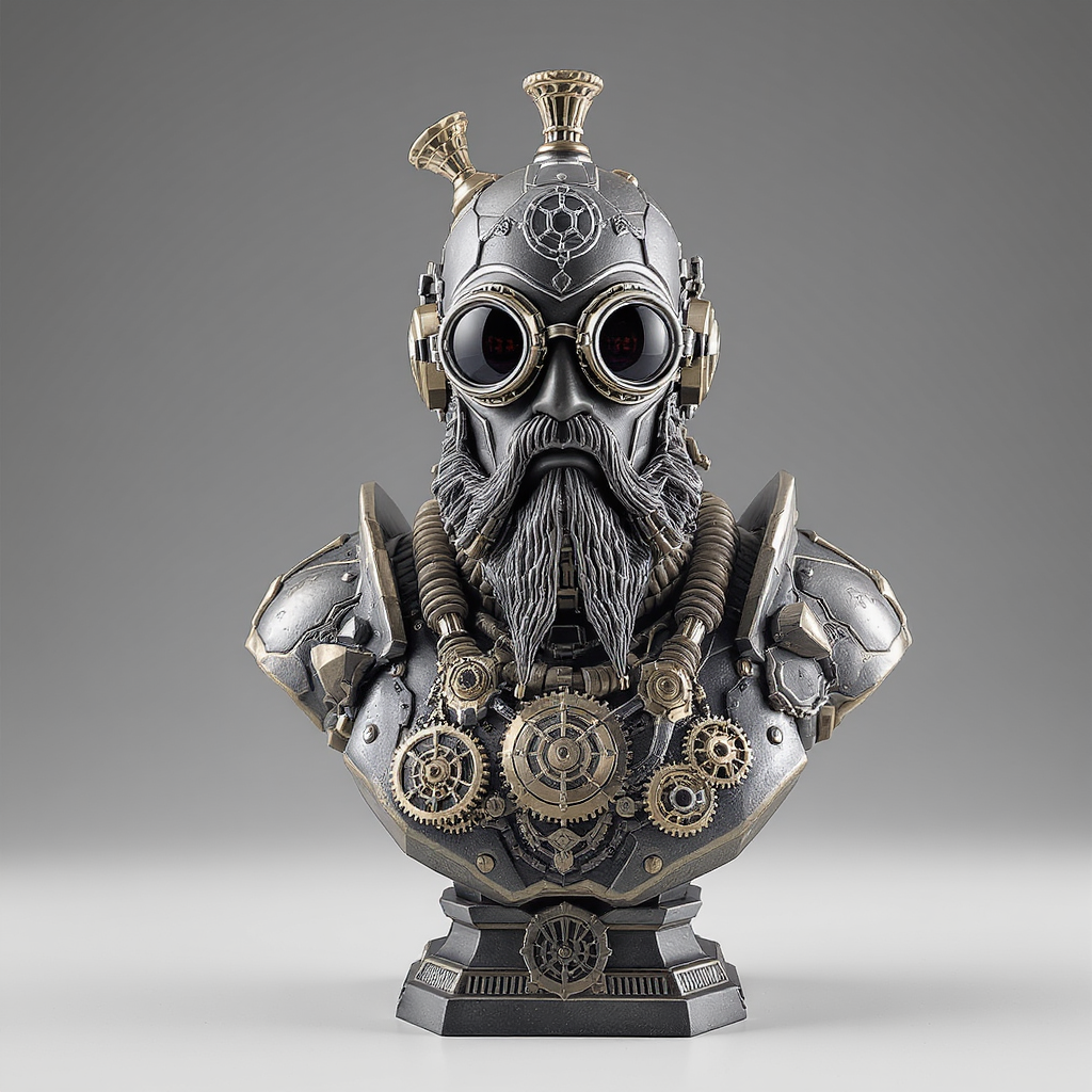 Clockwork Guardian Bust