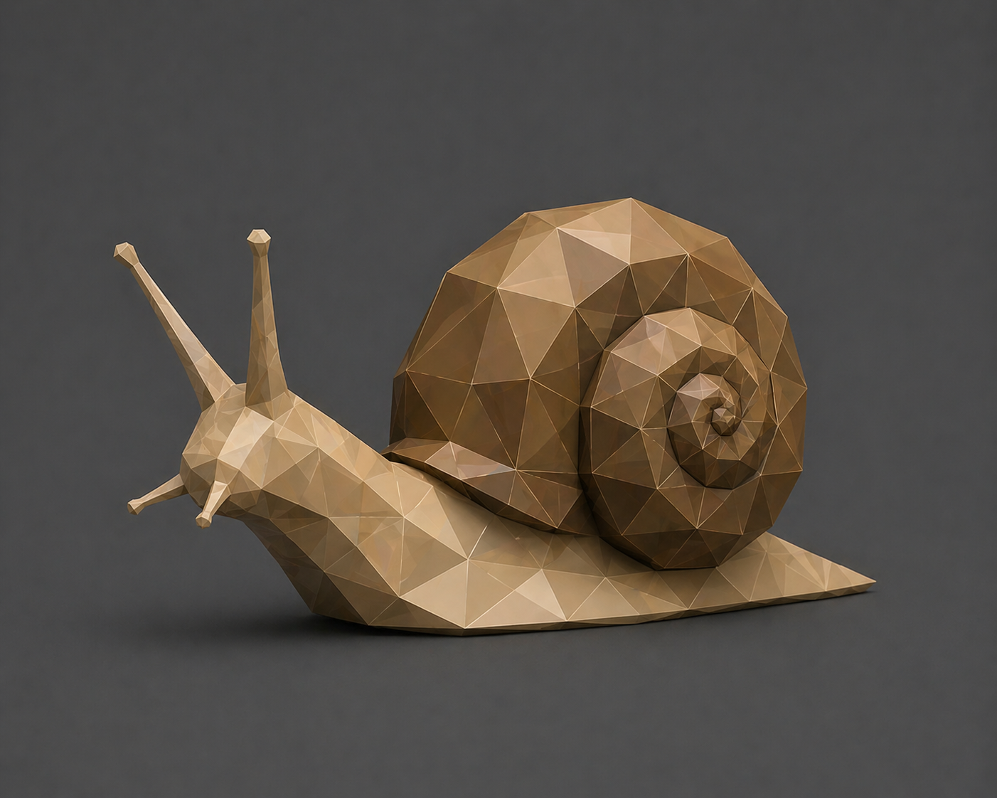 Low Poly Snail