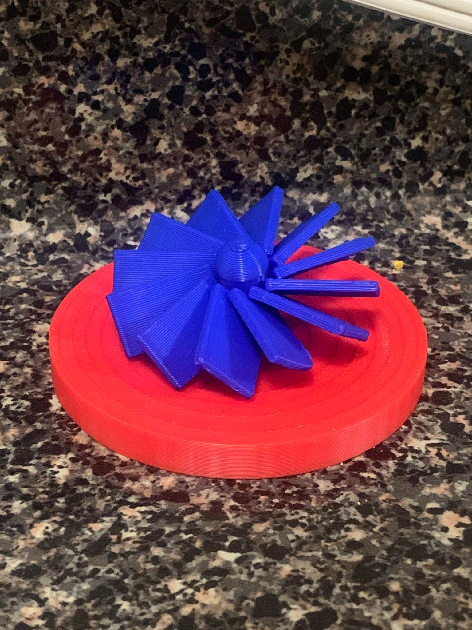 Air-blown Spinning Top