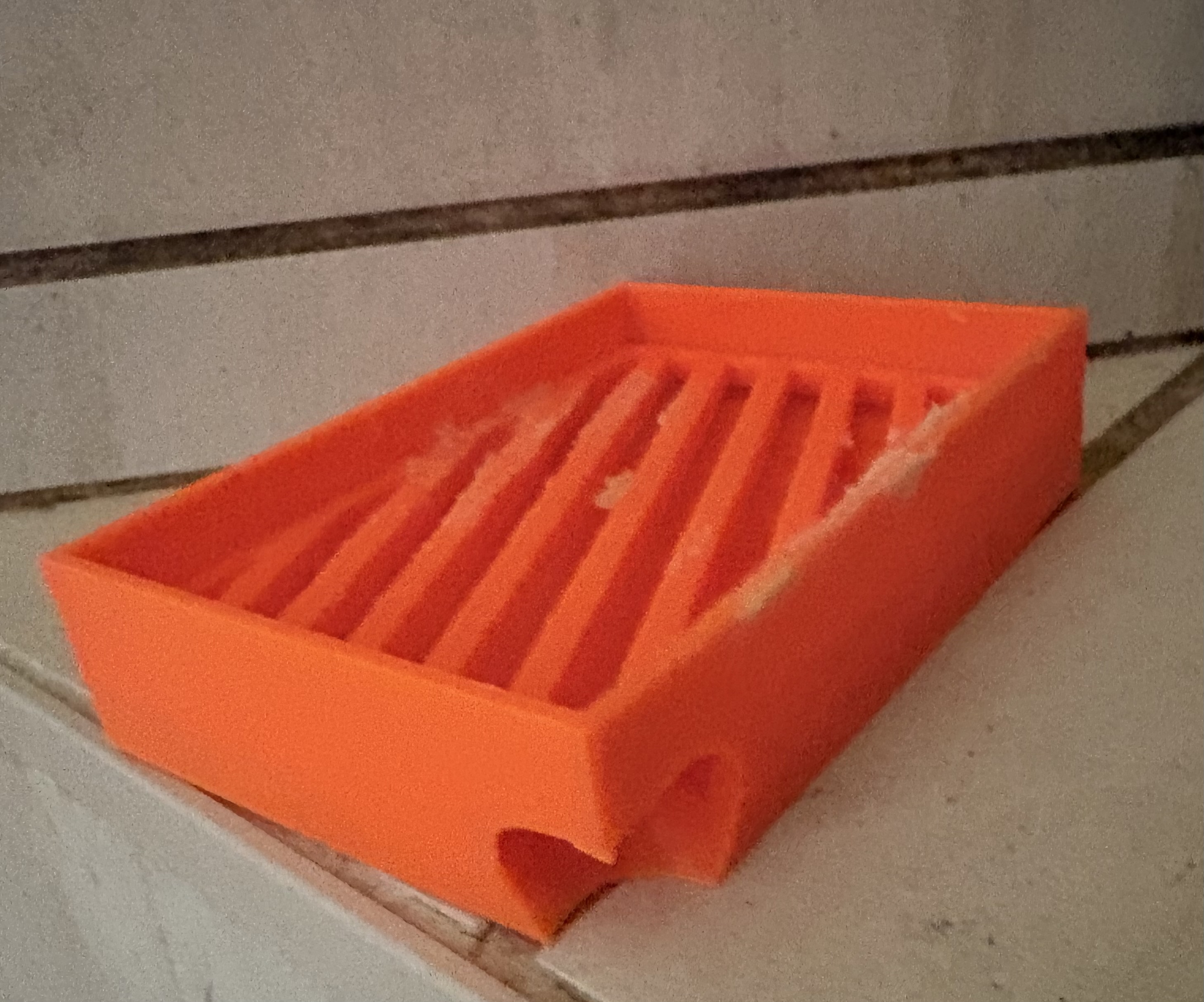 Bar soap holder for shower