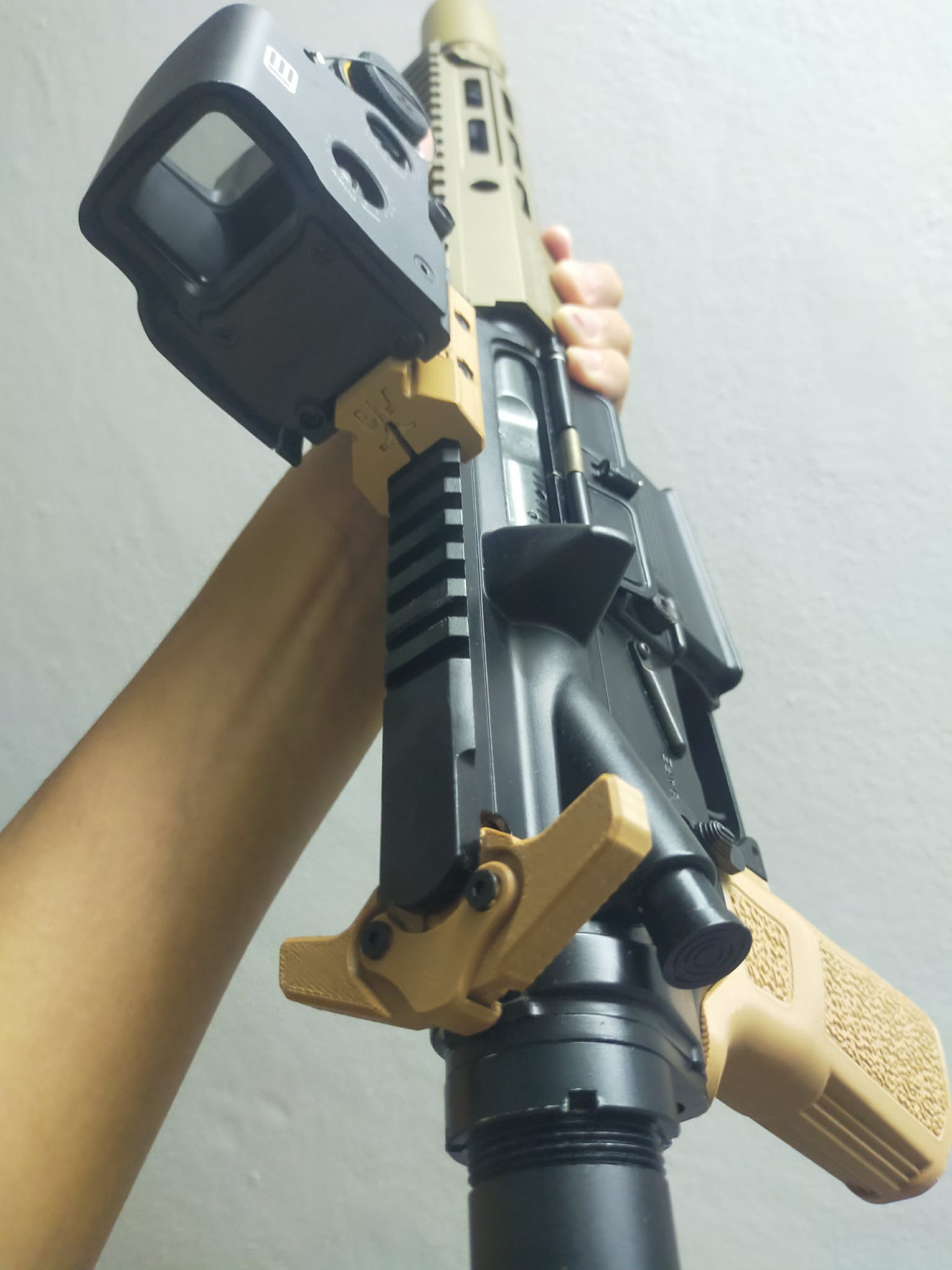 radial lazard golden eagle m4 charging handle gbb