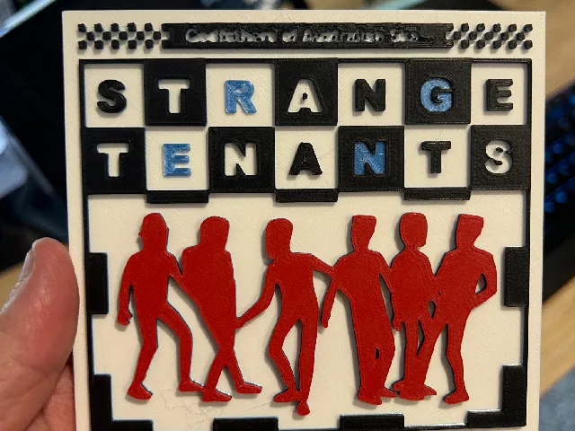 Strange Tenants - Australian ska legends 3D logo