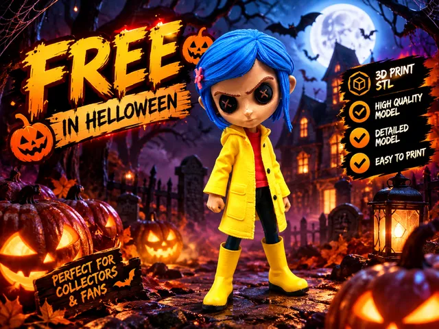 Coraline from the Movie - Oversized Head Collectible