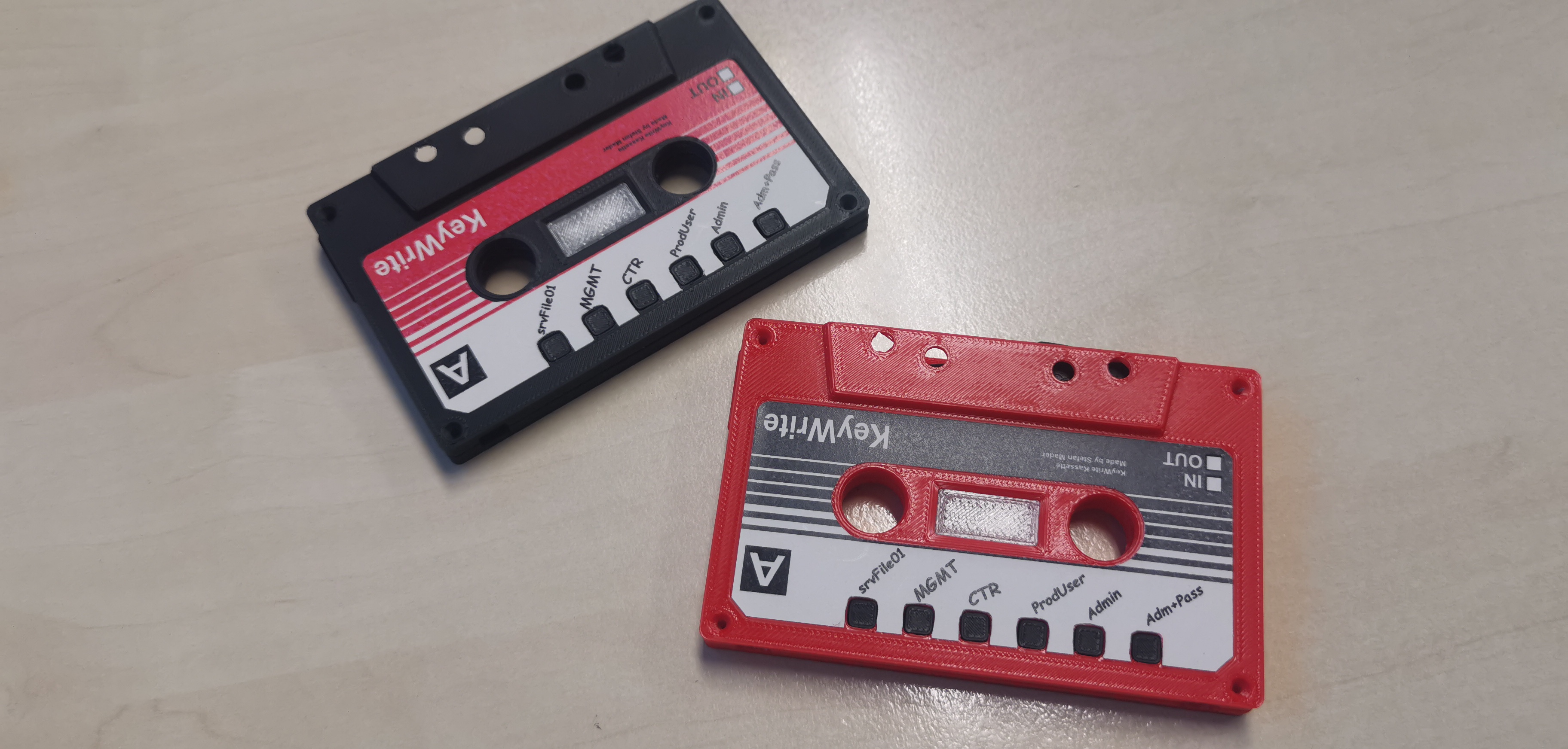 KeyWrite Cassette with Teensy 2.0, passwords