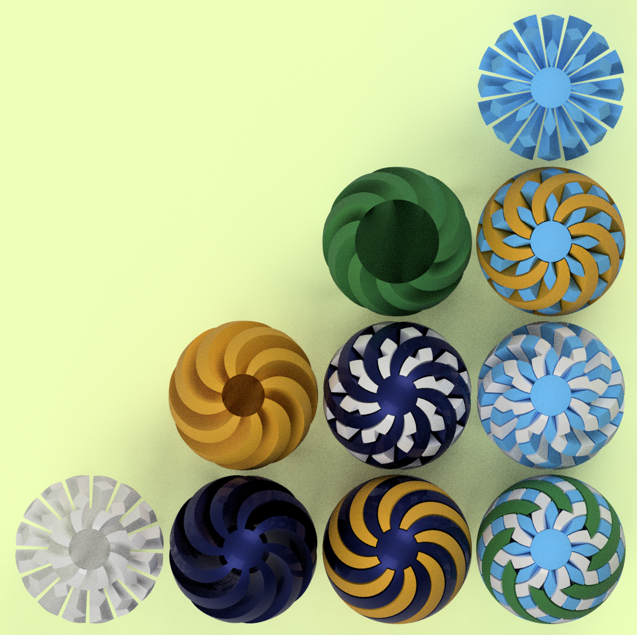 Spiral twist combining easter eggs — miniatura 3