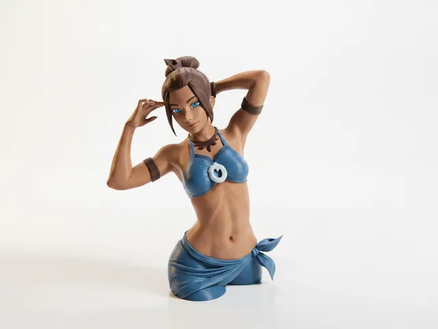 Beach Babe Female Figurine 3D Printable