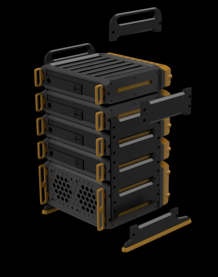 Miniatura 8 do modelo 3D NexGen3D: Micro Rack System - Micro Home Lab